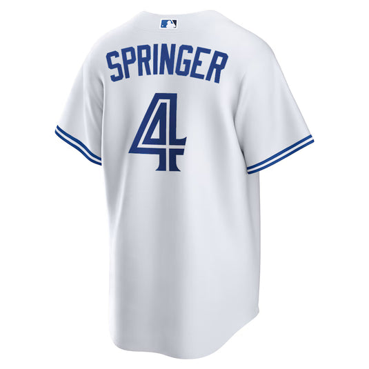 George Springer Toronto Blue Jays MLB Nike White Home Replica Jersey - Sport Army