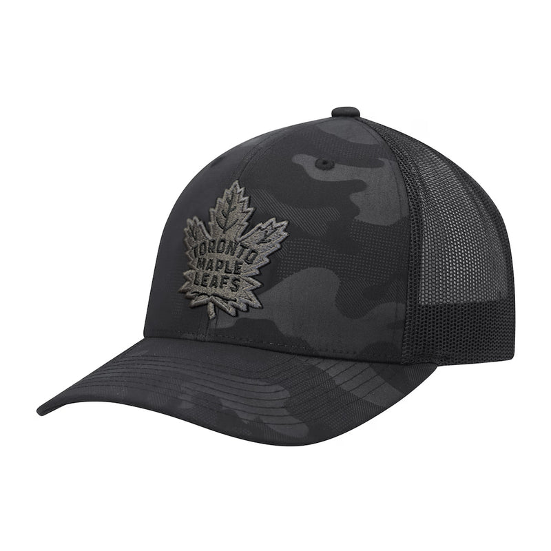 Chargez l&#39;image dans la visionneuse de la galerie, Casquette snapback ton sur ton camouflage Trucker NHL des Maple Leafs de Toronto
