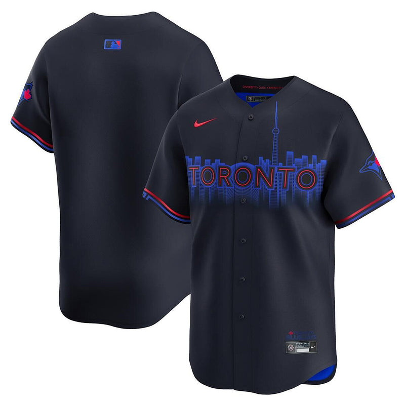 Load image into Gallery viewer, Men's Toronto Blue Jays MLB Nike City Connect Limited Jersey - Sport Army
