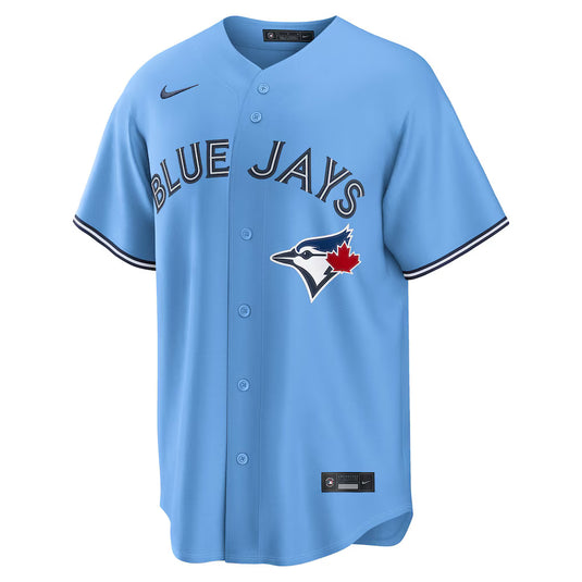 Addison Barger Toronto Blue Jays MLB Nike Powder Blue Replica Jersey - Sport Army