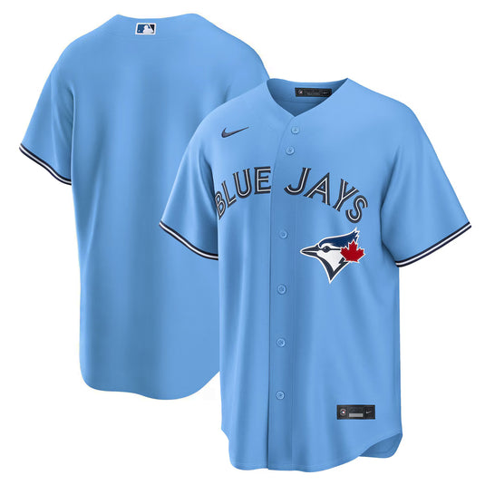 Men's Toronto Blue Jays MLB Nike Powder Blue Alternate Replica Jersey - Sport Army