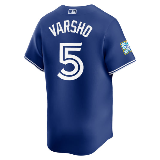 Daulton Varsho 50th Anniversary Toronto Blue Jays MLB Nike Royal Alternate Replica Jersey - Sport Army