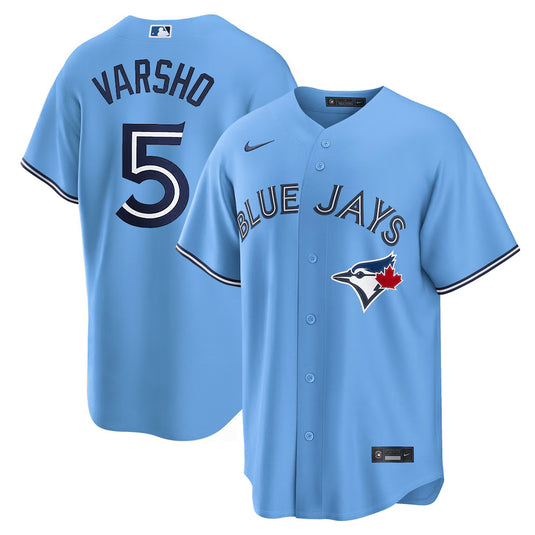 Daulton Varsho Toronto Blue Jays MLB Nike Powder Blue Replica Jersey - Sport Army