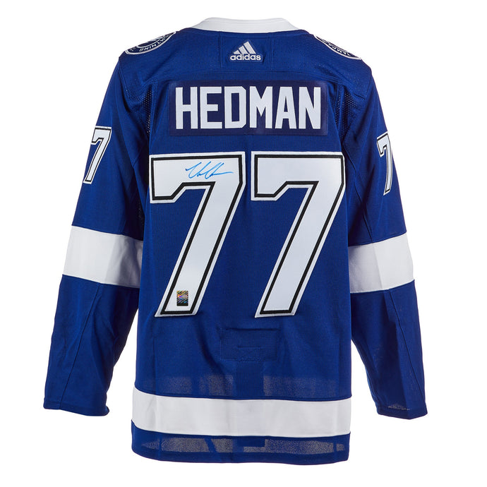Victor Hedman Signed Tampa Bay Lightning Adidas Pro Jersey