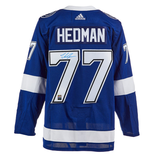 Victor Hedman Signed Tampa Bay Lightning Adidas Pro Jersey