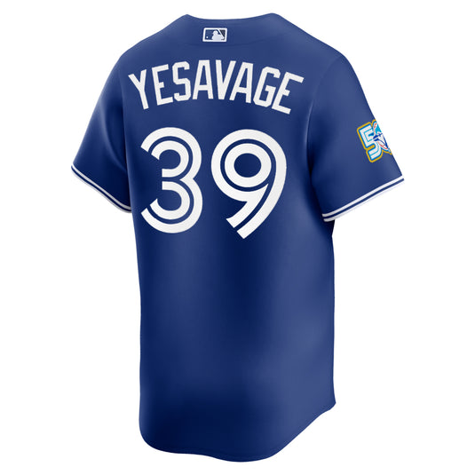 Trey Yesavage 50th Anniversary Toronto Blue Jays MLB Nike Royal Alternate Replica Jersey - Sport Army