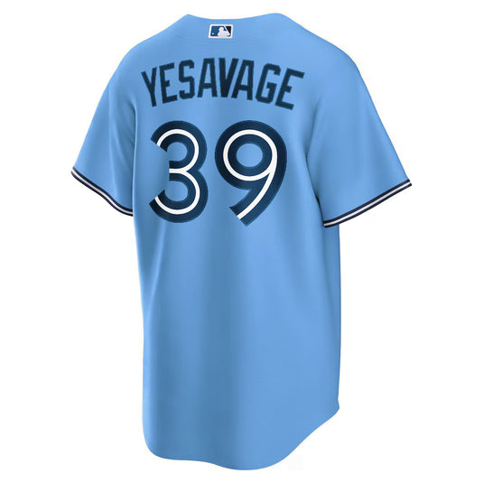Trey Yesavage Toronto Blue Jays MLB Nike Powder Blue Replica Jersey - Sport Army