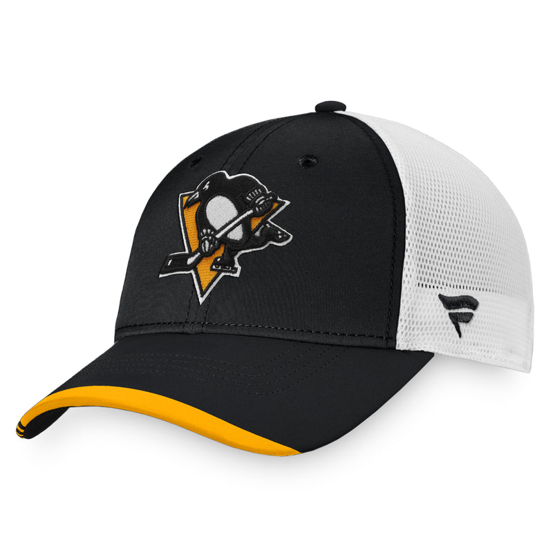 Chargez l&#39;image dans la visionneuse de la galerie, Casquette en maille réglable pour vestiaire des Penguins de Pittsburgh
