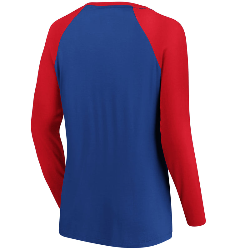 Load image into Gallery viewer, Ladies&#39; New York Giants NFL Fanatics Break Out Play Lace-Up Long Sleeve
