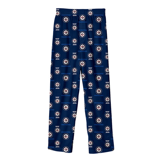 Youth Winnipeg Jets NHL Team Color Printed Pants