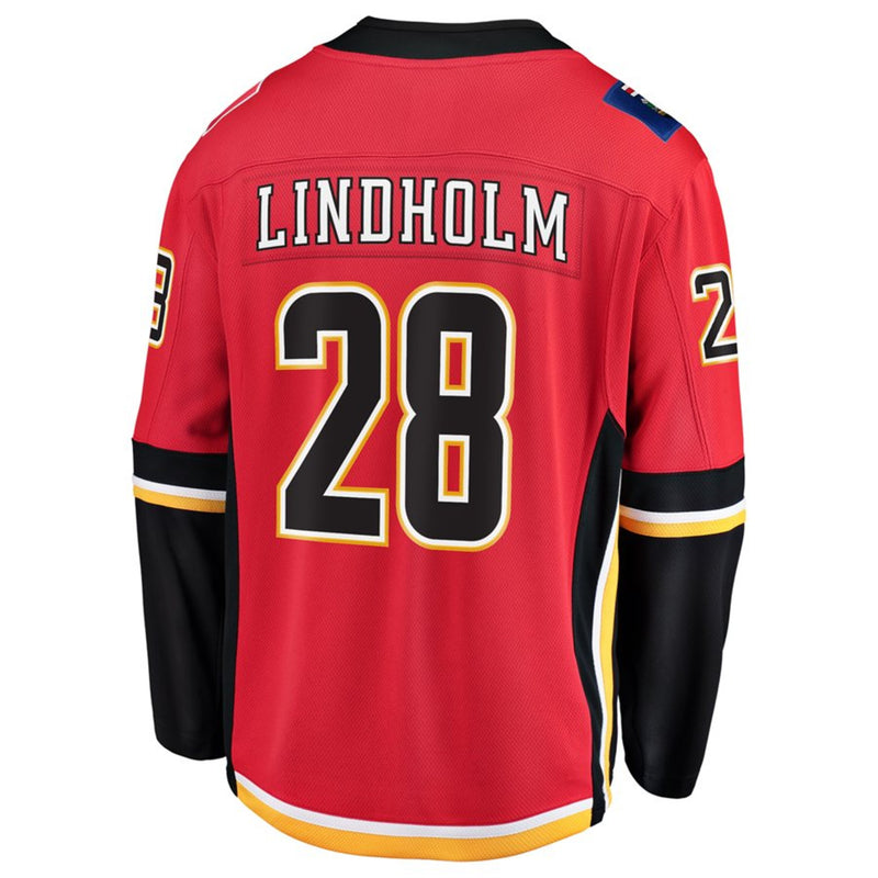 Load image into Gallery viewer, Elias Lindholm Calgary Flames NHL Fanatics Breakaway Home Jersey
