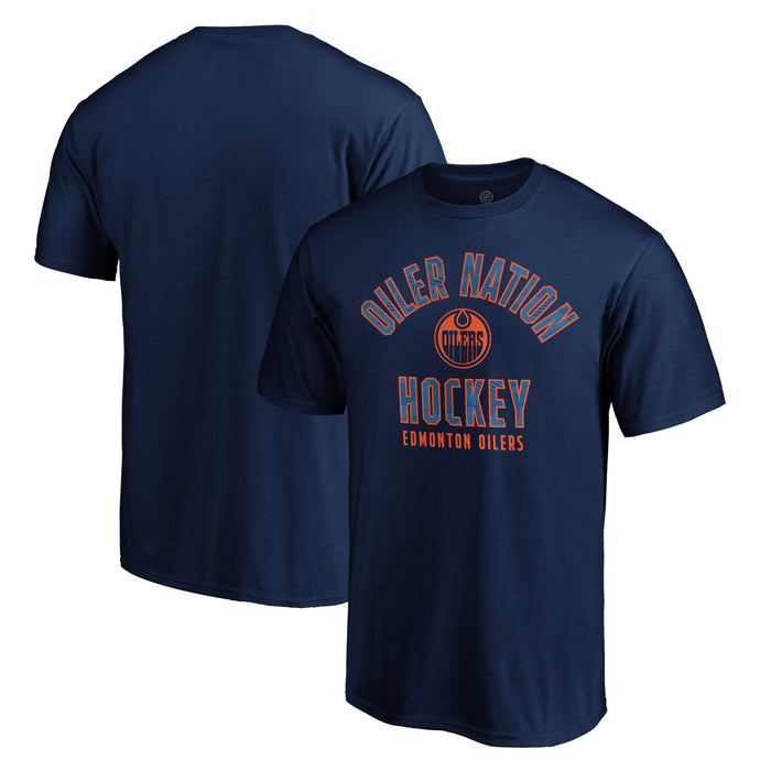 T-shirt Arc avec logo de la LNH des Oilers d'Edmonton