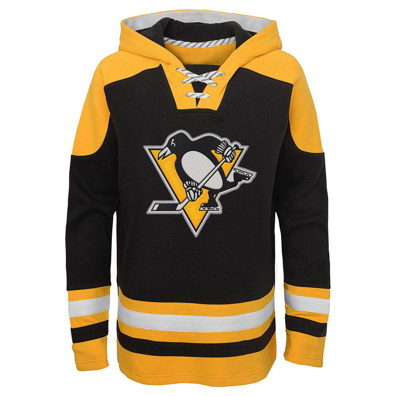 Chargez l&#39;image dans la visionneuse de la galerie, Sweat à capuche de hockey incontournable de la LNH des Penguins de Pittsburgh pour jeunes
