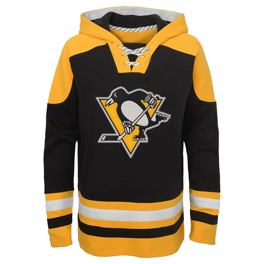 Sweat à capuche de hockey incontournable de la LNH des Penguins de Pittsburgh pour jeunes