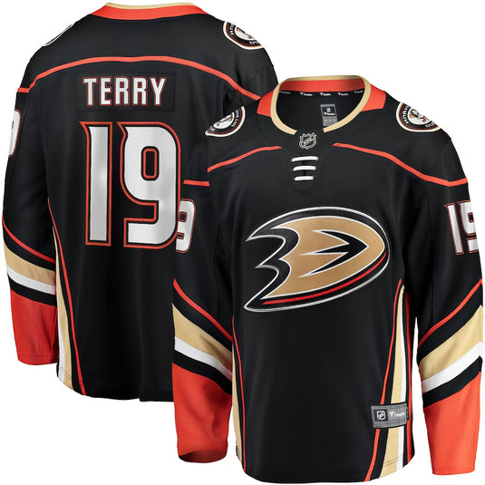 Troy Terry Anaheim Ducks NHL Fanatics Breakaway Maillot Domicile
