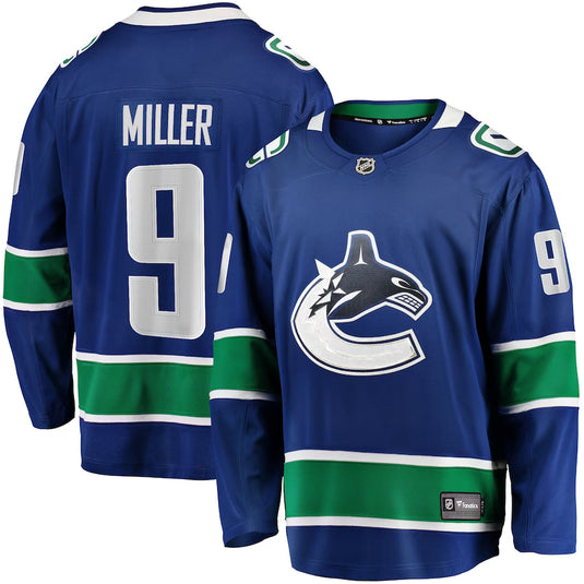 JT Miller Vancouver Canucks NHL Fanatics Breakaway Maillot Domicile