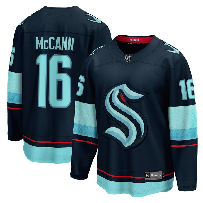 Chargez l&#39;image dans la visionneuse de la galerie, Jared McCann Seattle Kraken NHL Fanatics Breakaway Maillot Domicile
