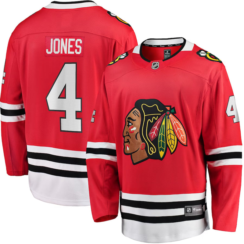 Chargez l&#39;image dans la visionneuse de la galerie, Seth Jones Chicago Blackhawks NHL Fanatics Breakaway Maillot Domicile
