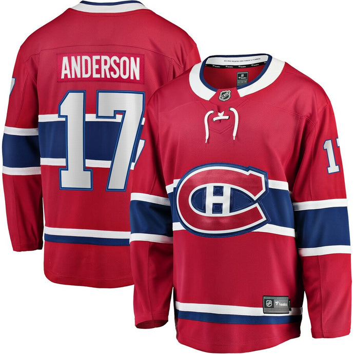 Josh Anderson Canadiens de Montréal NHL Fanatics Breakaway Maillot Domicile