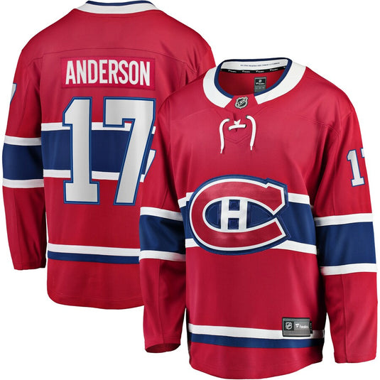 Josh Anderson Canadiens de Montréal NHL Fanatics Breakaway Maillot Domicile