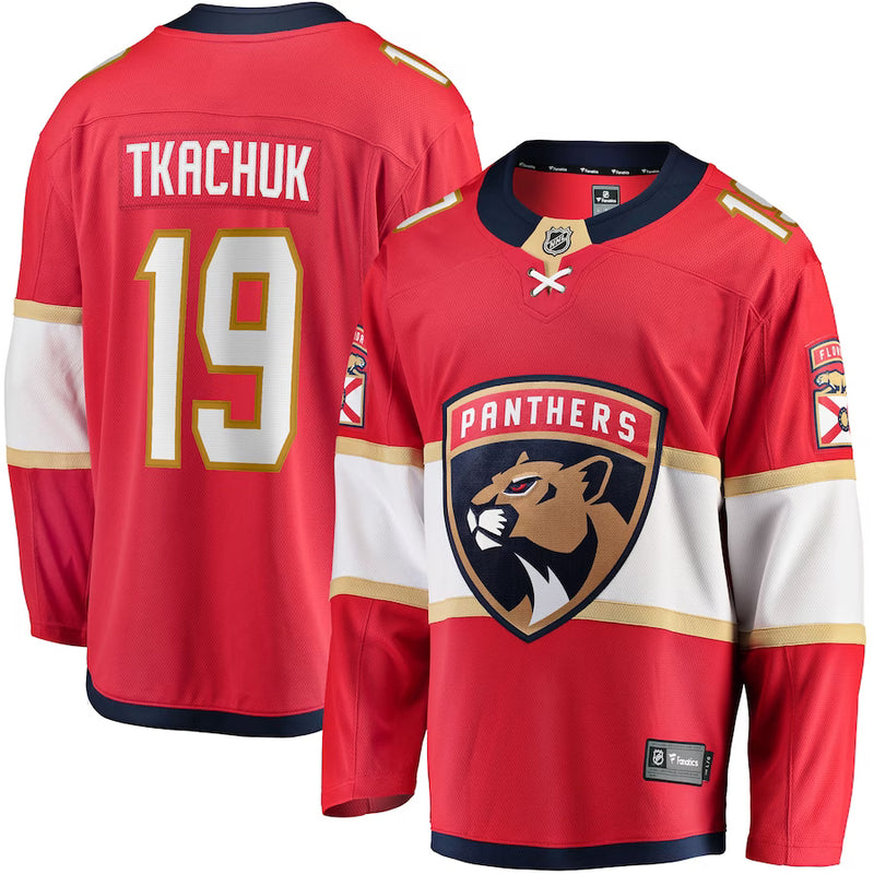 Chargez l&#39;image dans la visionneuse de la galerie, Matthew Tkachuk Florida Panthers NHL Fanatics Breakaway Maillot Domicile
