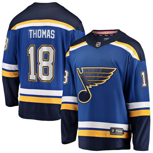 Robert Thomas St. Louis Blues NHL Fanatics Breakaway Home Jersey