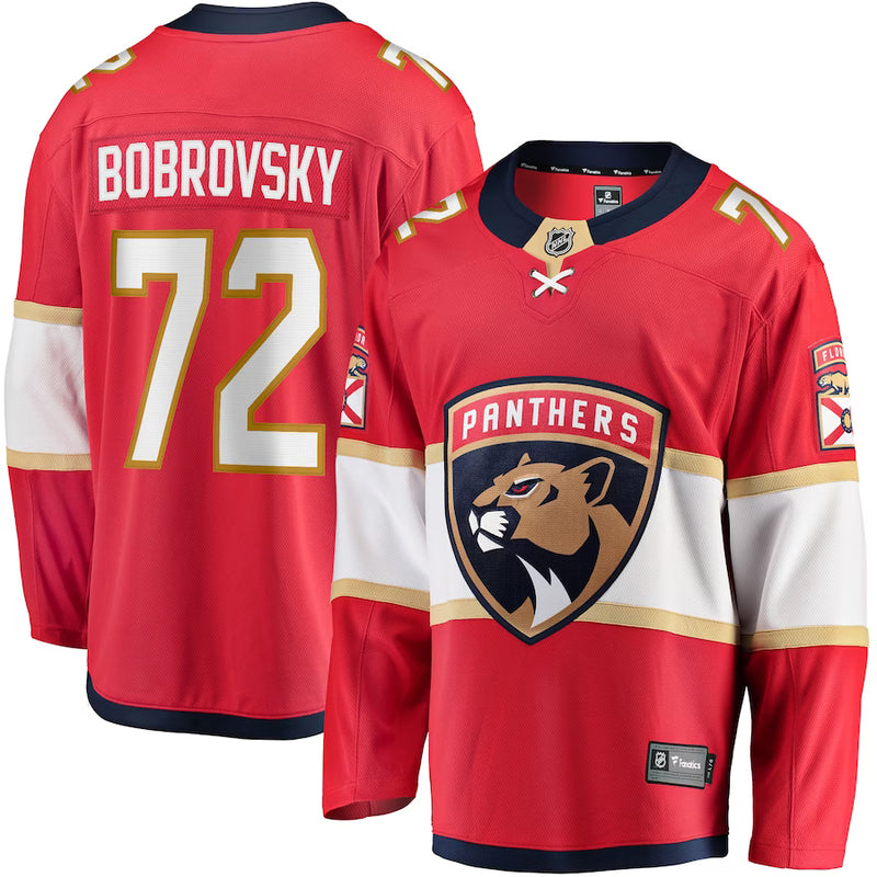 Chargez l&#39;image dans la visionneuse de la galerie, Sergei Bobrovsky Florida Panthers NHL Fanatics Breakaway Maillot Domicile
