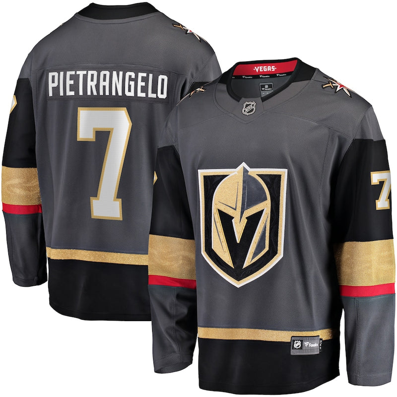 Chargez l&#39;image dans la visionneuse de la galerie, Alex Pietrangelo Vegas Golden Knights NHL Fanatics Breakaway Maillot Domicile
