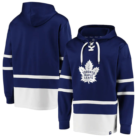 Toronto Maple Leafs NHL Dasher Iconic Power Play Lace-Up Hoodie