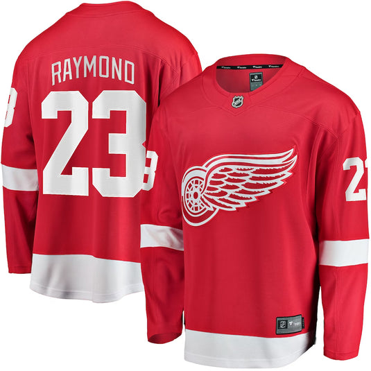 Lucas Raymond Detroit Red Wings NHL Fanatics Breakaway Maillot Domicile