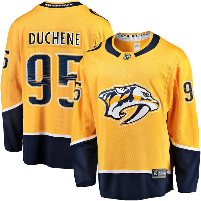 Chargez l&#39;image dans la visionneuse de la galerie, Maillot Domicile Breakaway des Fanatics de la LNH des Predators de Nashville de Matt Duchene
