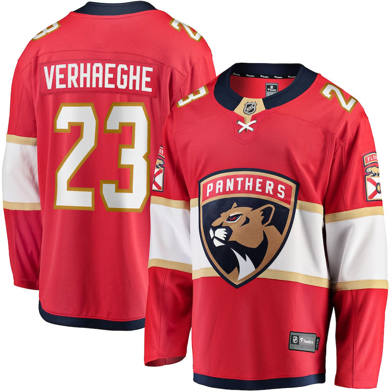 Chargez l&#39;image dans la visionneuse de la galerie, Carter Verhaeghe Florida Panthers NHL Fanatics Breakaway Maillot Domicile
