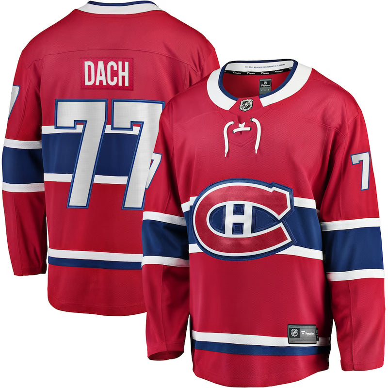 Chargez l&#39;image dans la visionneuse de la galerie, Kirby Dach Canadiens de Montréal NHL Fanatics Breakaway Maillot Domicile
