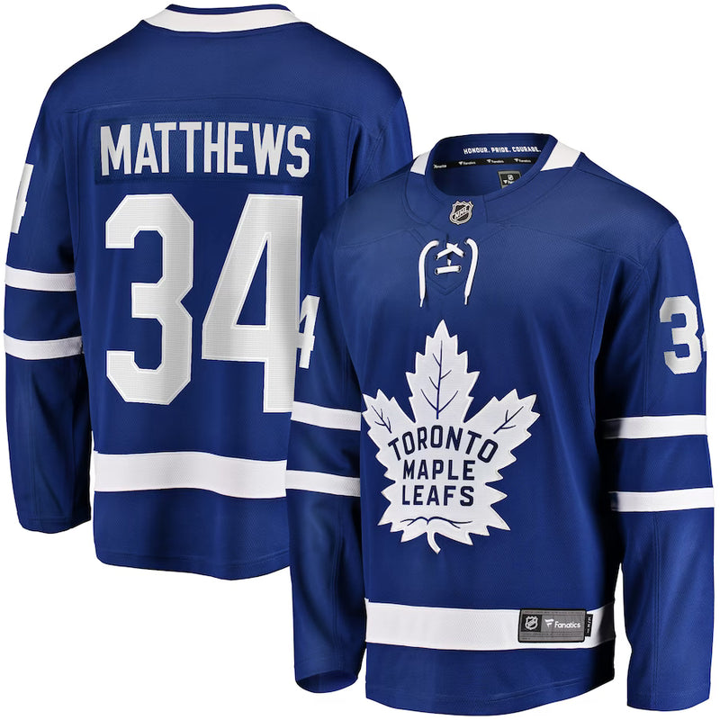 Chargez l&#39;image dans la visionneuse de la galerie, Auston Matthews Toronto Maple Leafs NHL Fanatics Breakaway Maillot Domicile
