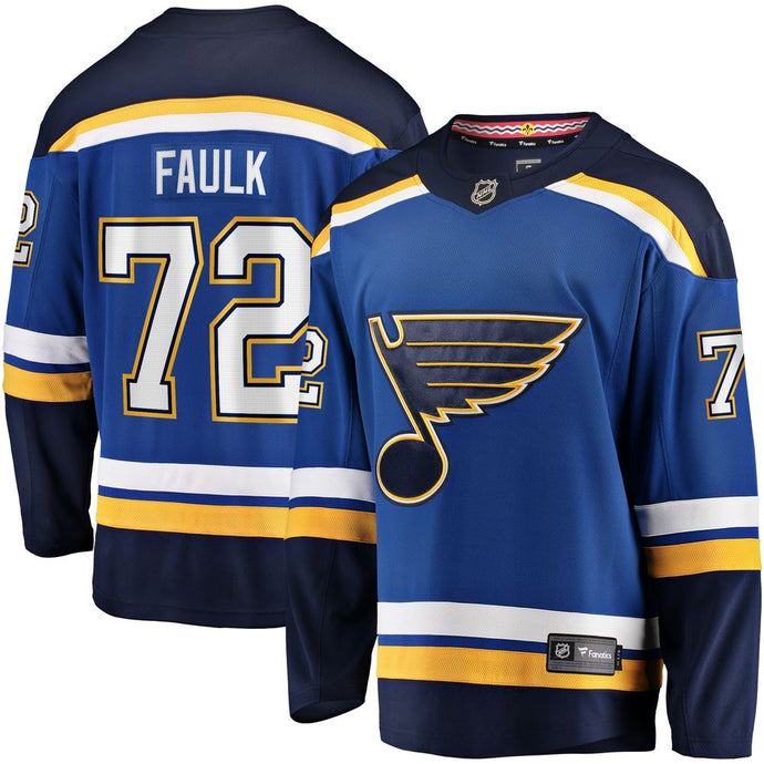 Justin Faulk St. Louis Blues NHL Fanatics Breakaway Maillot Domicile