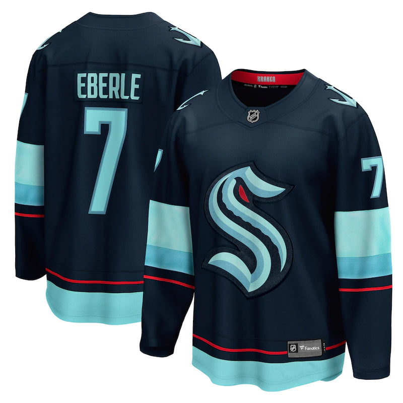 Chargez l&#39;image dans la visionneuse de la galerie, Jordan Eberle Seattle Kraken NHL Fanatics Breakaway Maillot Domicile
