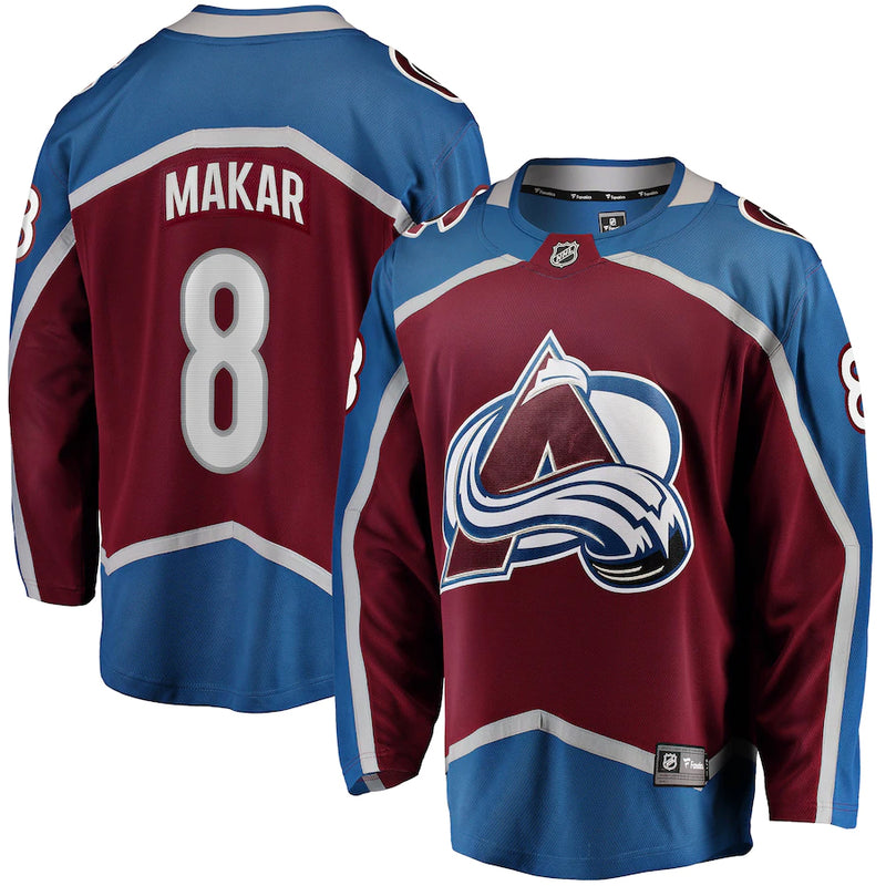 Chargez l&#39;image dans la visionneuse de la galerie, Cale Makar Colorado Avalanche NHL Fanatics Breakaway Maillot Domicile
