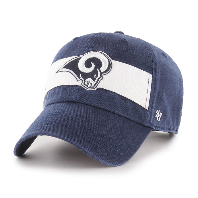 Los Angeles Rams NFL Team Stripe Clean Up Cap
