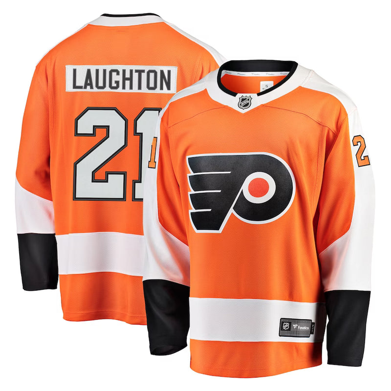 Chargez l&#39;image dans la visionneuse de la galerie, Scott Laughton Flyers de Philadelphie NHL Fanatics Breakaway Maillot Domicile
