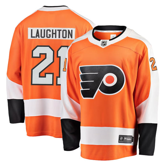 Scott Laughton Flyers de Philadelphie NHL Fanatics Breakaway Maillot Domicile