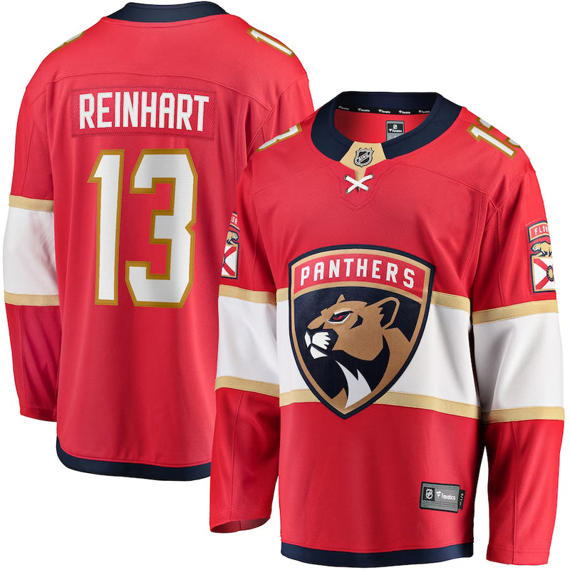 Chargez l&#39;image dans la visionneuse de la galerie, Sam Reinhart Florida Panthers NHL Fanatics Breakaway Maillot Domicile
