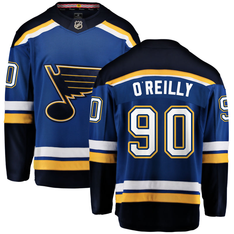Chargez l&#39;image dans la visionneuse de la galerie, Ryan O&#39;Reilly St. Louis Blues NHL Fanatics Breakaway Maillot Domicile
