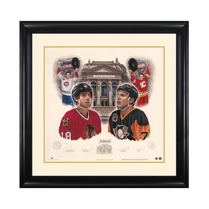 Inductees 2000 – Denis Savard & Joe Mullen Signed Limited Edition Print