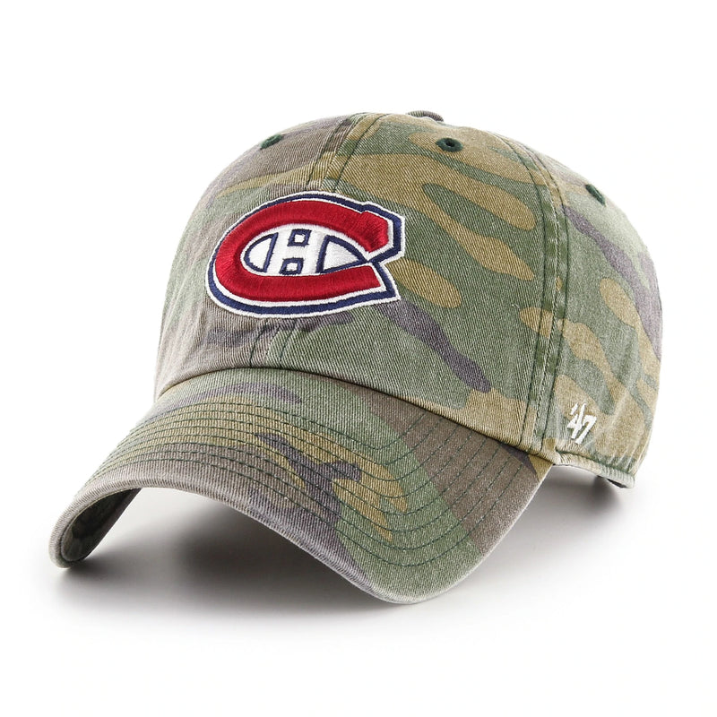 Load image into Gallery viewer, Montreal Canadiens NHL Clean Up Camo Cap
