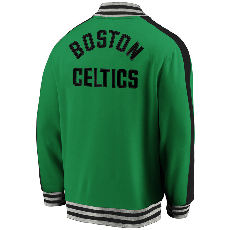 Chargez l&#39;image dans la visionneuse de la galerie, Boston Celtics NBA Vintage Varsity Super Doux Fermeture Éclair Complète
