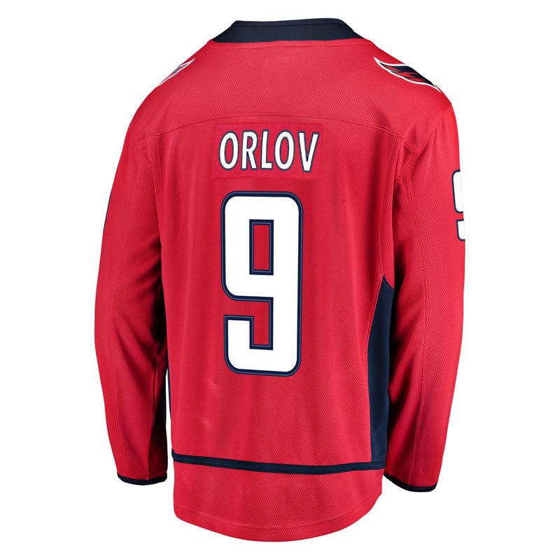 Chargez l&#39;image dans la visionneuse de la galerie, Maillot Domicile Breakaway des Fanatics de la LNH des Capitals de Washington de Dmitry Orlov
