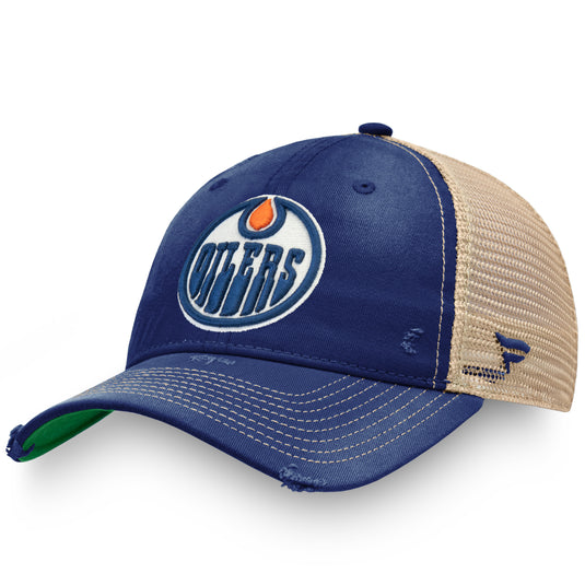 Casquette réglable de camionneur True Classic NHL des Oilers d'Edmonton