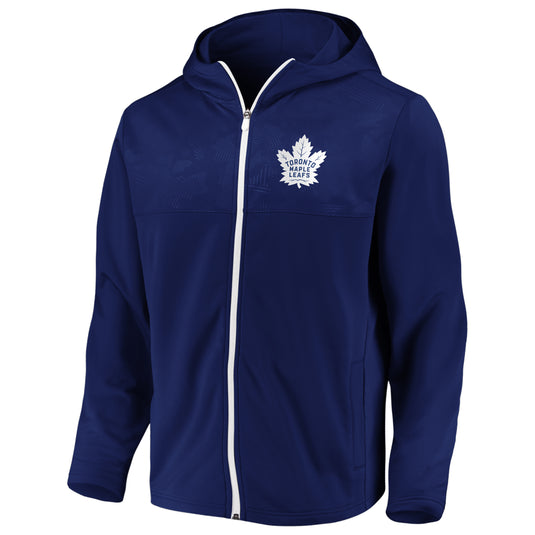 Sweat à capuche entièrement zippé NHL Defender Mission Primary des Maple Leafs de Toronto