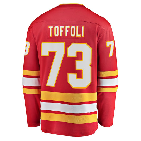 Tyler Toffoli Maillot à domicile des fanatiques de la LNH des Flames de Calgary