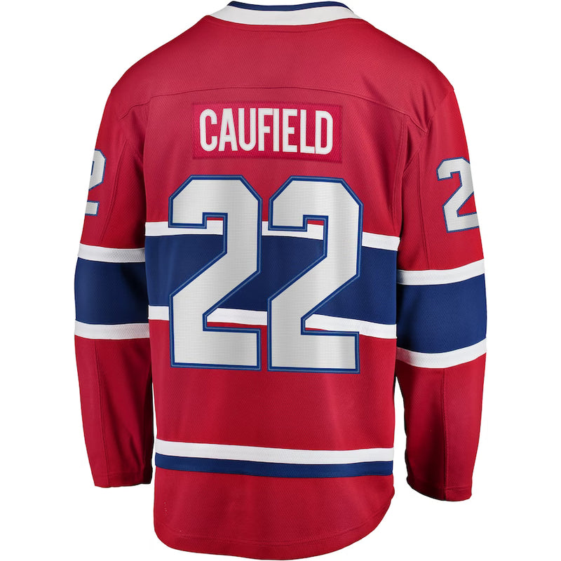 Chargez l&#39;image dans la visionneuse de la galerie, Cole Caufield Canadiens de Montréal NHL Fanatics Breakaway Maillot Domicile
